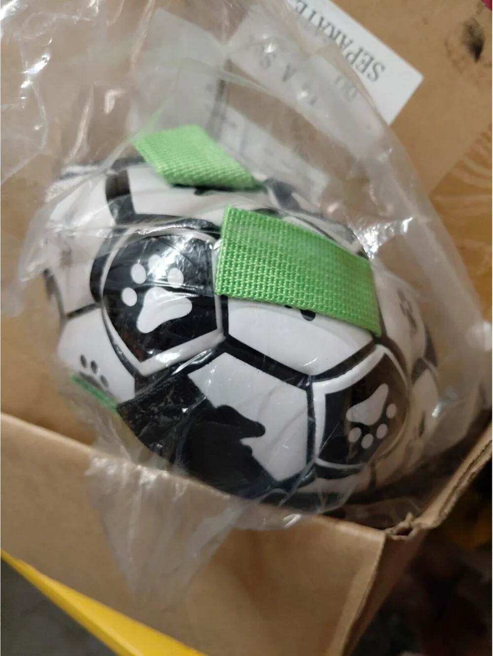 Dog soccer ball with pump World Cup dog park